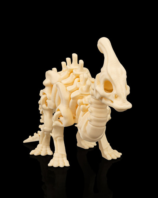 Skeleton Parasaurolophus – 3D Printed Dinosaur Skeleton Model