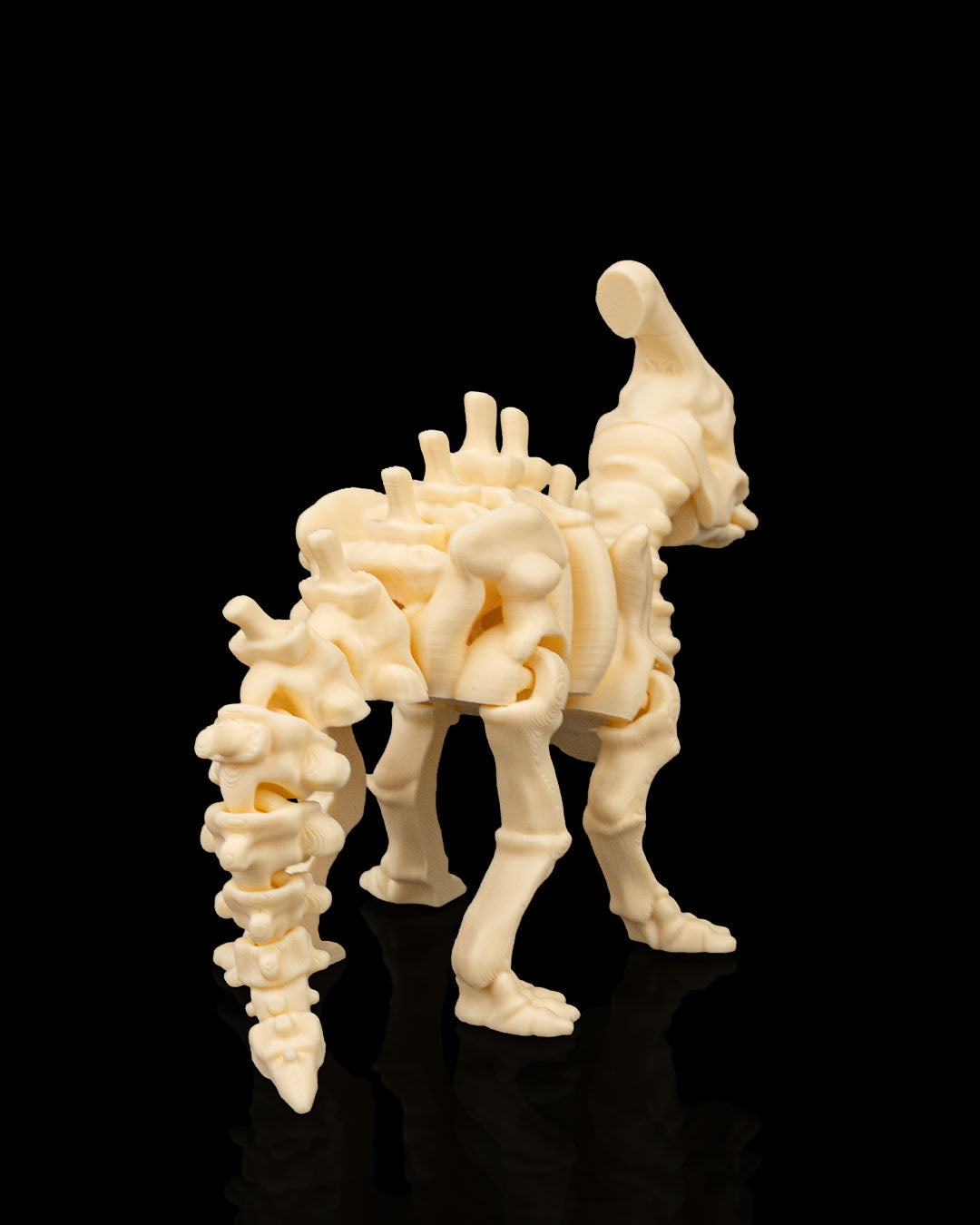 Skeleton Parasaurolophus – 3D Printed Dinosaur Skeleton Model