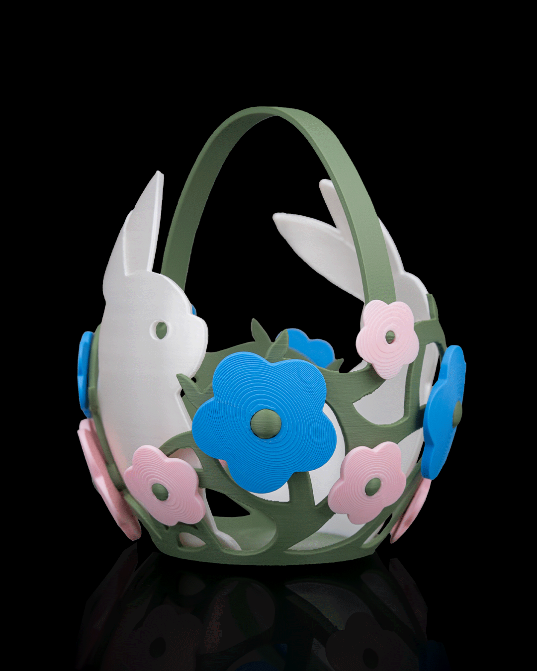 Spring Easter Egg Basket – 3D Printed Basket for Eggs, Treats & Gifts