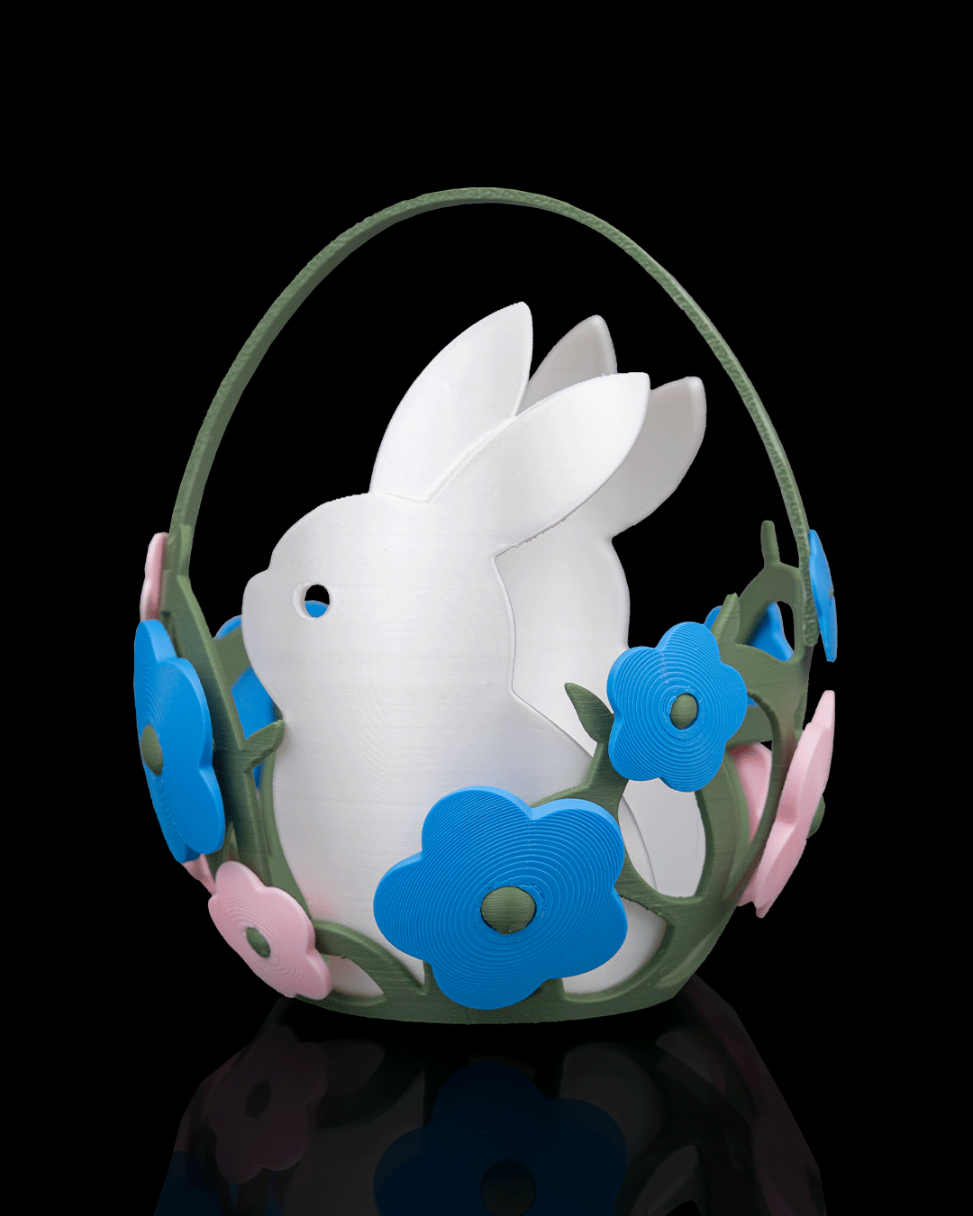 Spring Easter Egg Basket – 3D Printed Basket for Eggs, Treats & Gifts