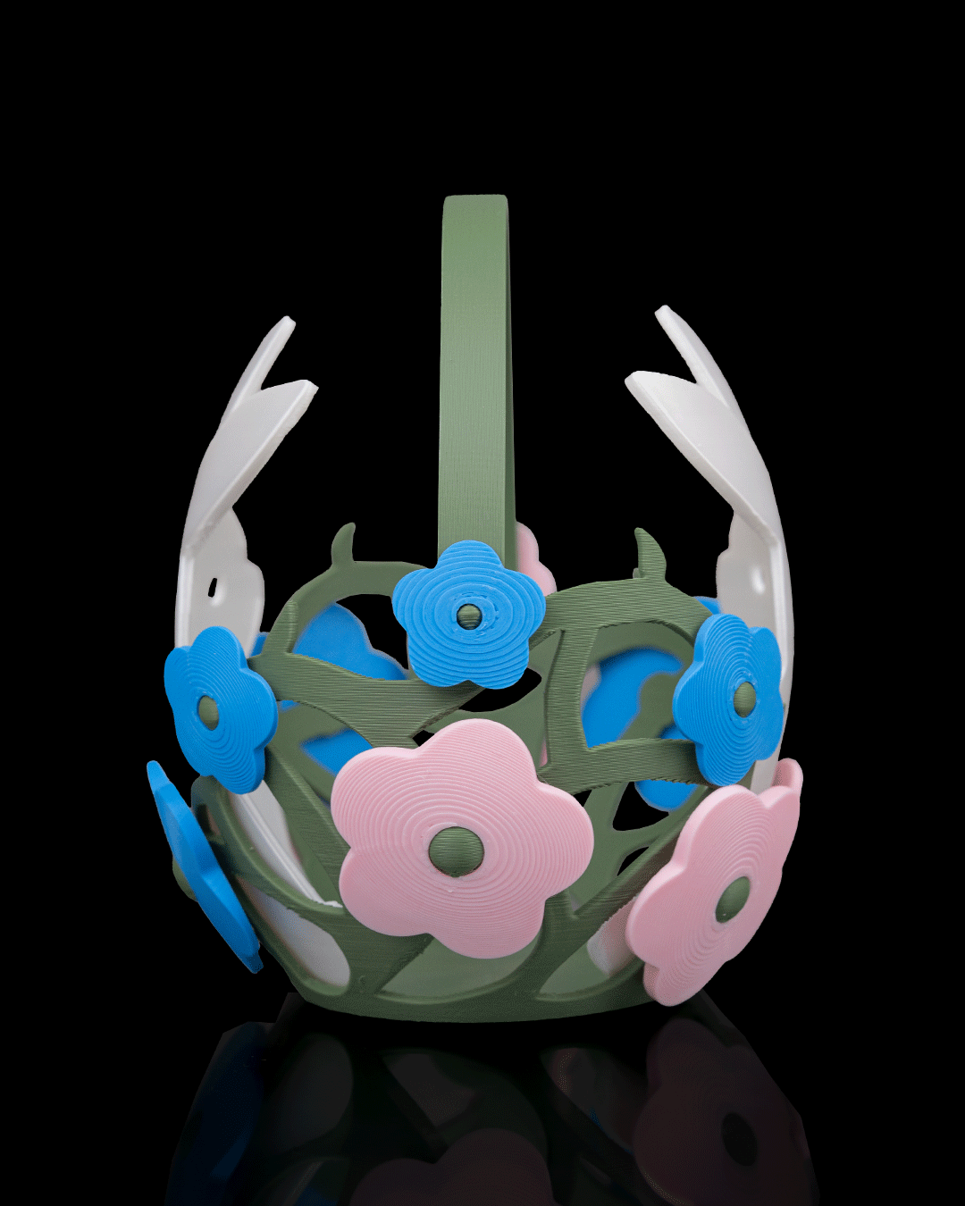 Spring Easter Egg Basket – 3D Printed Basket for Eggs, Treats & Gifts
