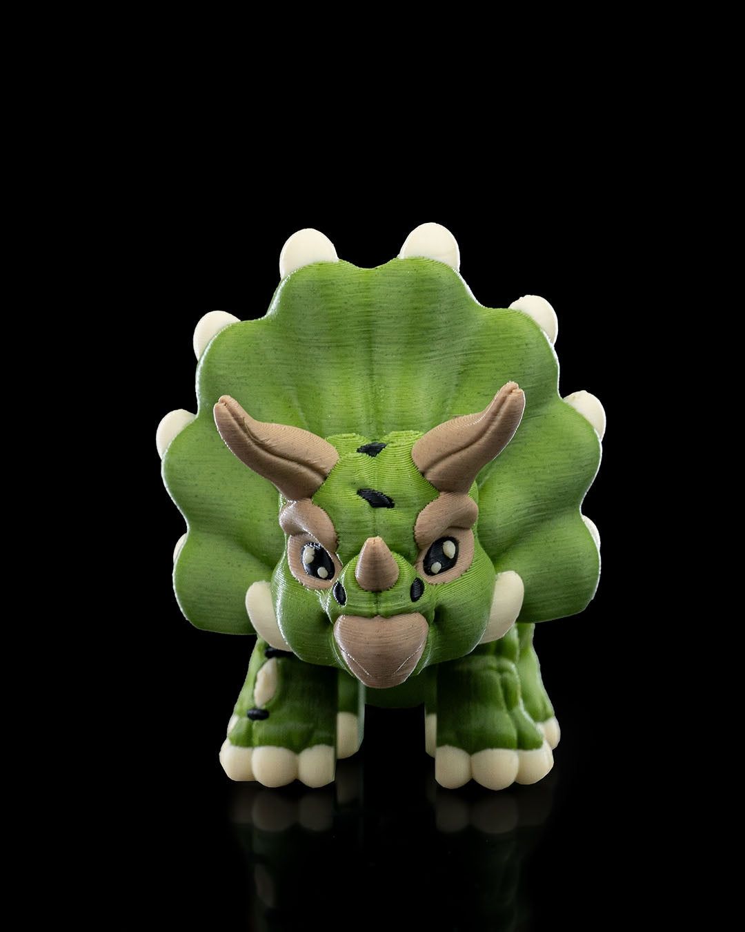 3D Printed Triceratops – Articulated Dinosaur Figurine