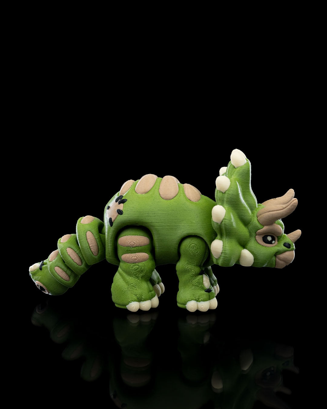 3D Printed Triceratops – Articulated Dinosaur Figurine