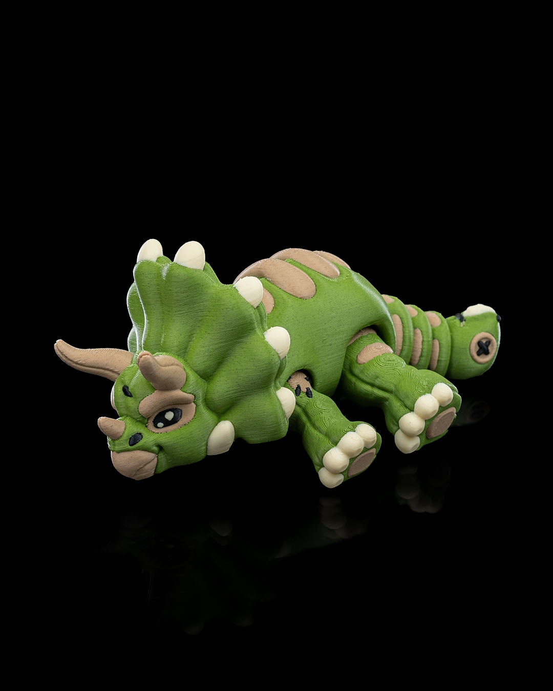 3D Printed Triceratops – Articulated Dinosaur Figurine