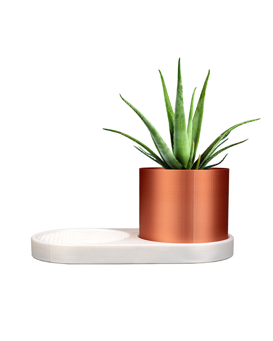 3D Printed Voxel Trinket Dish & Planter – Modern Geometric Organizer