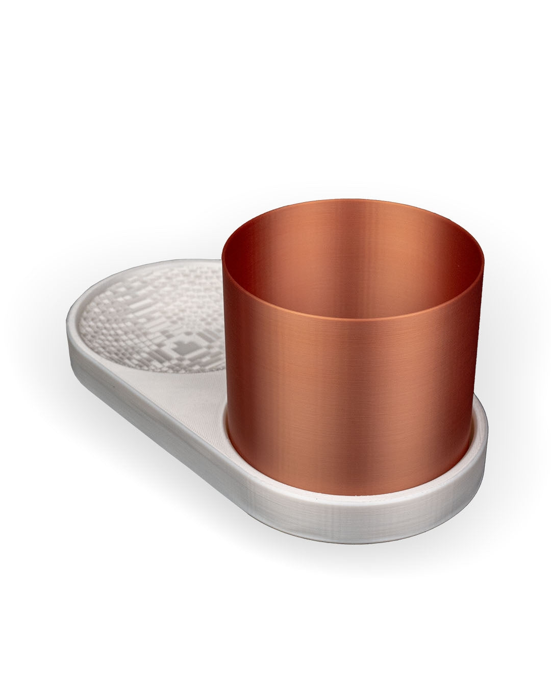 3D Printed Voxel Trinket Dish & Planter – Modern Geometric Organizer