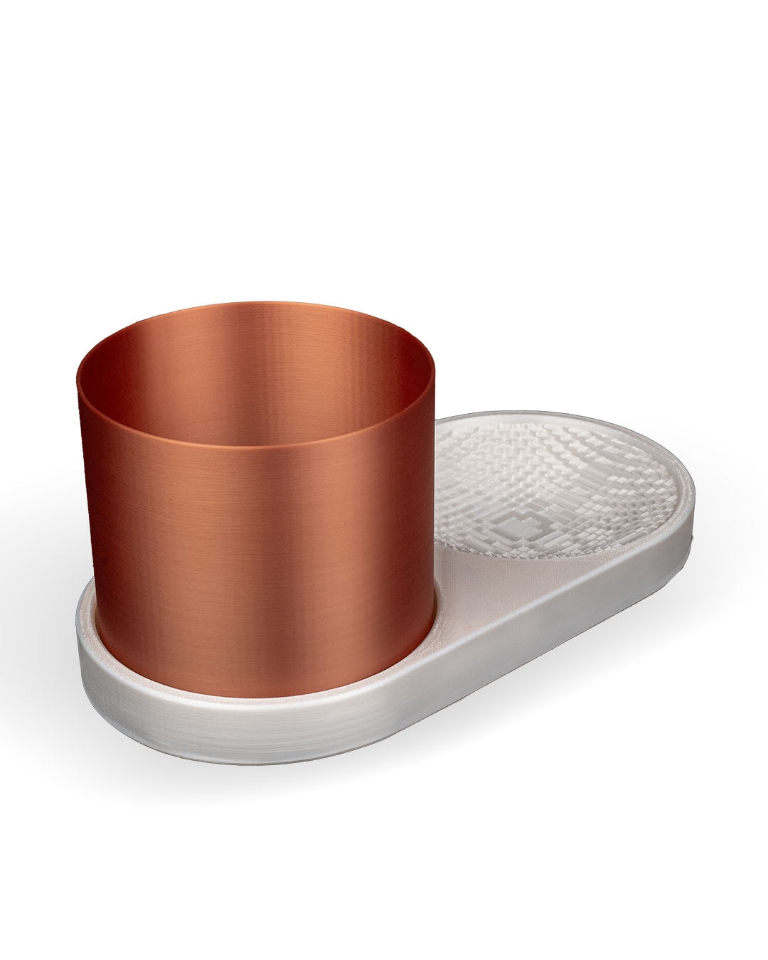 3D Printed Voxel Trinket Dish & Planter – Modern Geometric Organizer