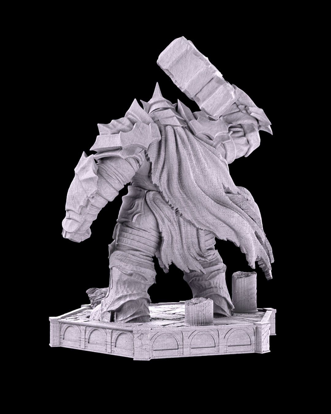 Warden Golem Resin Model – Paint-Ready Sentinel Miniature