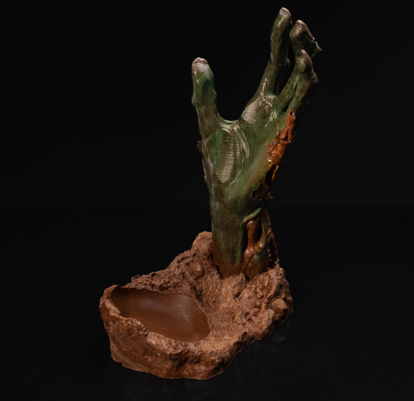 3D Printed Hand of the Dead Wine Bottle Holder – Gothic Skeleton Decor & Unique Gift