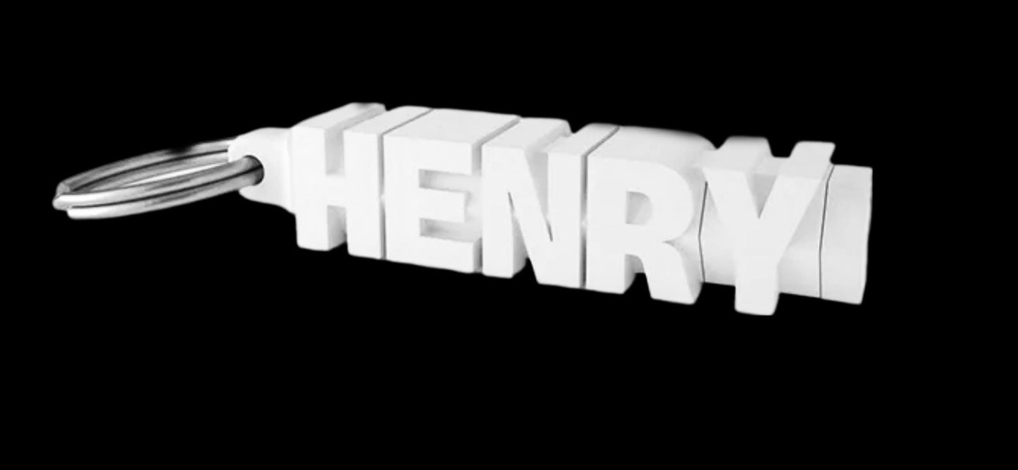 Custom Name Keychains - Letters Rotate and Custom Keychains