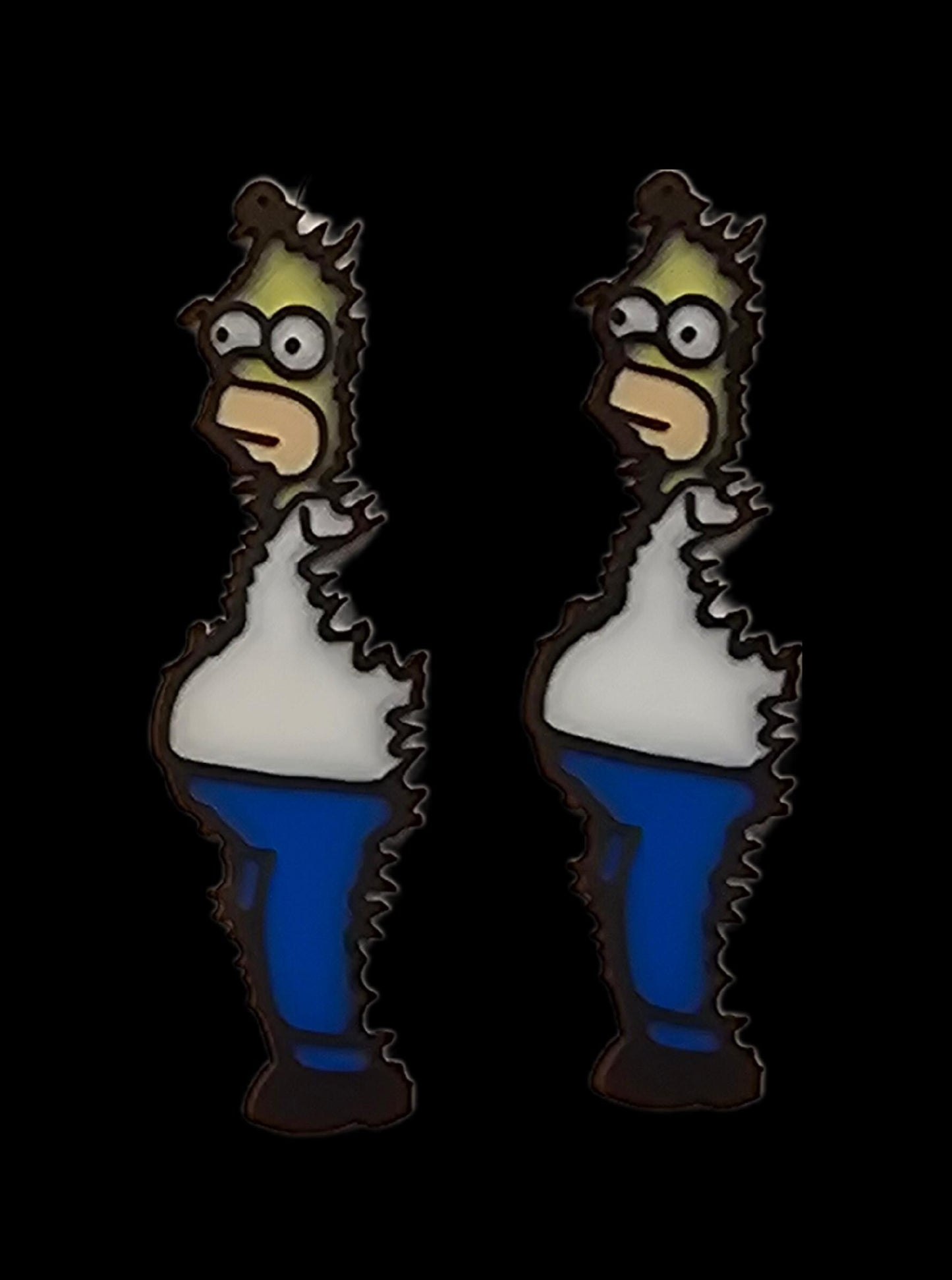 Funny Homer Simpson “Hiding in the Bush” Ornament – Evil Homer, Santa Homer, and Planter Editions | 3D Printed Christmas Tree or Desk Décor