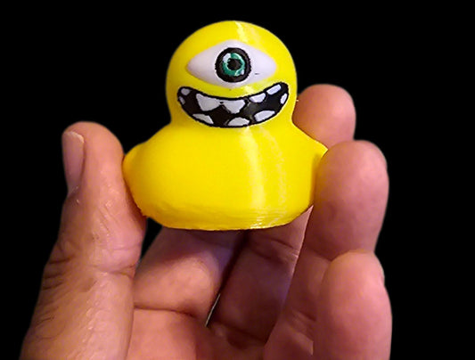 Electric Bass Duck – Funny Raver-Inspired 3D Printed Duck Toy – EDM Decor – Custom DJ Gift