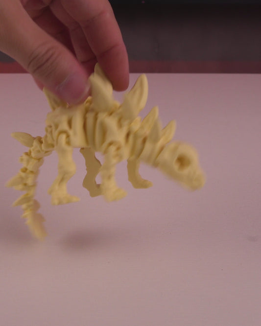 Skeleton Stegosaurus – 3D Printed Dinosaur Skeleton Model