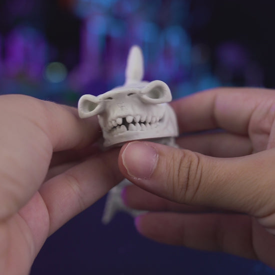 3D printed Skeleton Shark model with detailed bone-inspired ocean design, available in toy/decor or aquarium-ready versions