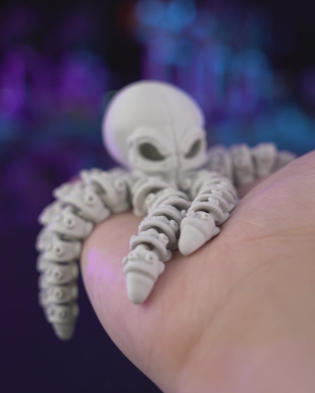 3D Printed, Skeleton Octopus, Octopus Model, Ocean Decor, Marine Life, Collectible, Aquarium Ready, Ottawa Made, Gift Idea, Handmade, Locally Made