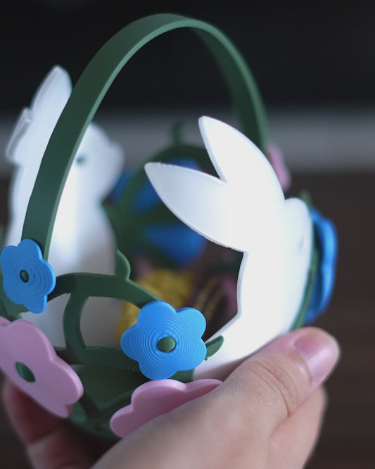 Spring Easter Egg Basket – 3D Printed Basket for Eggs, Treats & Gifts